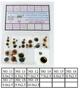 AC-663BG
Screw Type Big Size Crown Kit Ipg