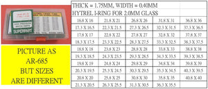 AR-6008G20
Swiss Quality Hytrel I-Ring Height 1.75-98