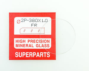 Flat Round Mineral Glass 1.0 mm Thick (5 pcs) - 30.1 mm to 40.0 mm