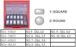 2-DIFFERENT STYLE GLASS DATE LENS KIT - 50