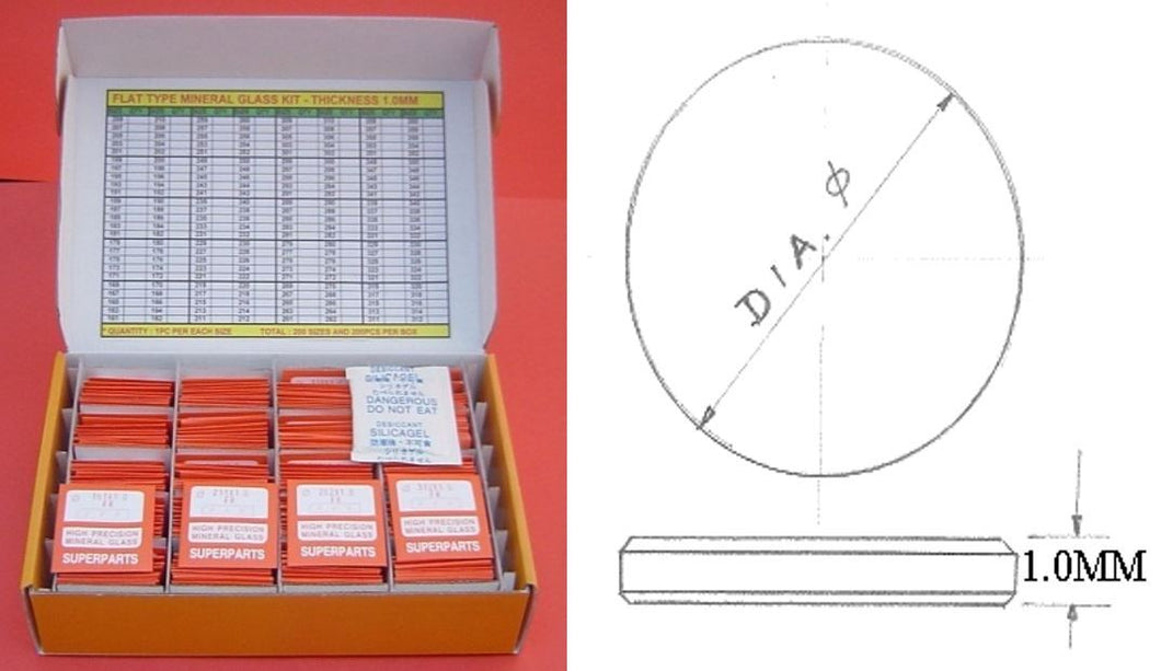 1.0 PROMOTIONAL FLAT GLASS 161-360/200PCS