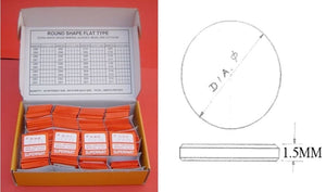 1.5 THICK ROUND FLAT GLASS 241-280/200PCS