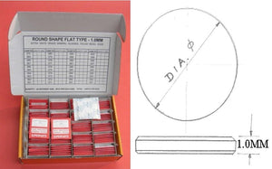 1.0 THICK ROUND FLAT GLASS 361-400/120PCS