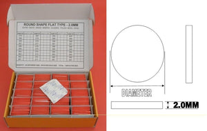 2.0 THICK ROUND FLAT GLASS 361-400/120PCS