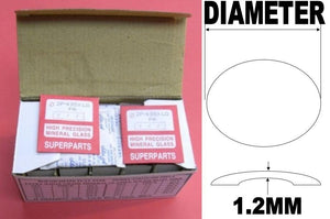 1.2 DOUBLE DOME RND GLASS KIT 341-360/40PCS