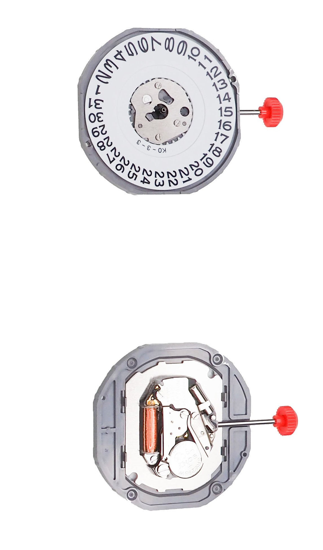 Movement Miyota 2415, Size 13 1/2''', 3 Hands, Standard Hand Height, Date At 3