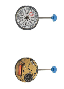 Movement Miyota 6L02, Size 6 3/4''' X 8''', 3 Hands, Standard Hand Height, Date At 3 Day At 3