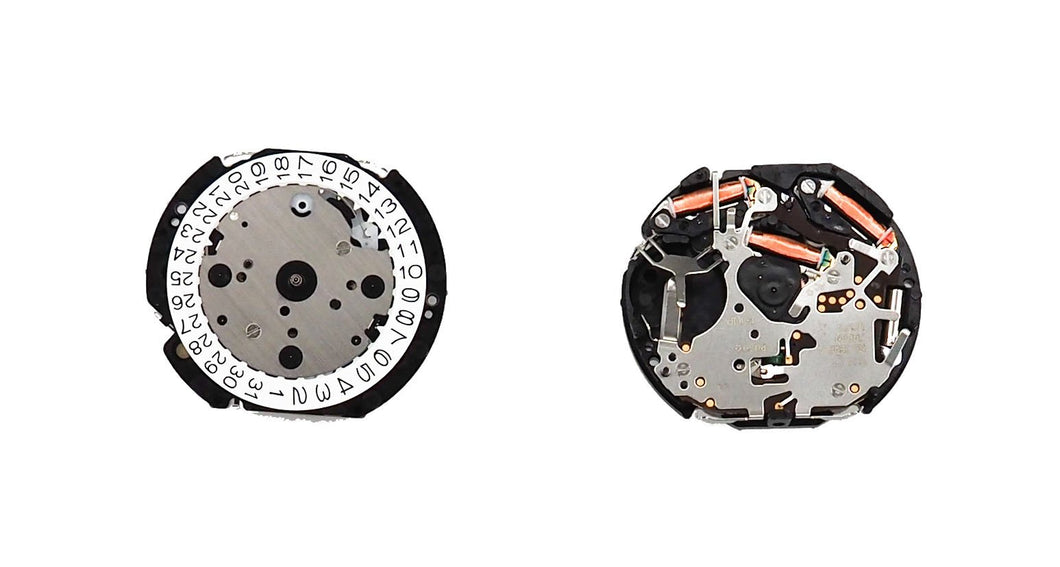 Movement Tmi Vd37A, Size 12 3/4''', 3 Hands, Std Hd Ht, Type M, Laser Marking 2 In The Movememt, Date At 3