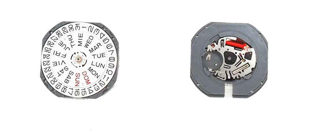 Movement Tmi Vj53B, Size 12 1/2''', 3 Hands, Standard Hand Height, Date At 3 Day At 3