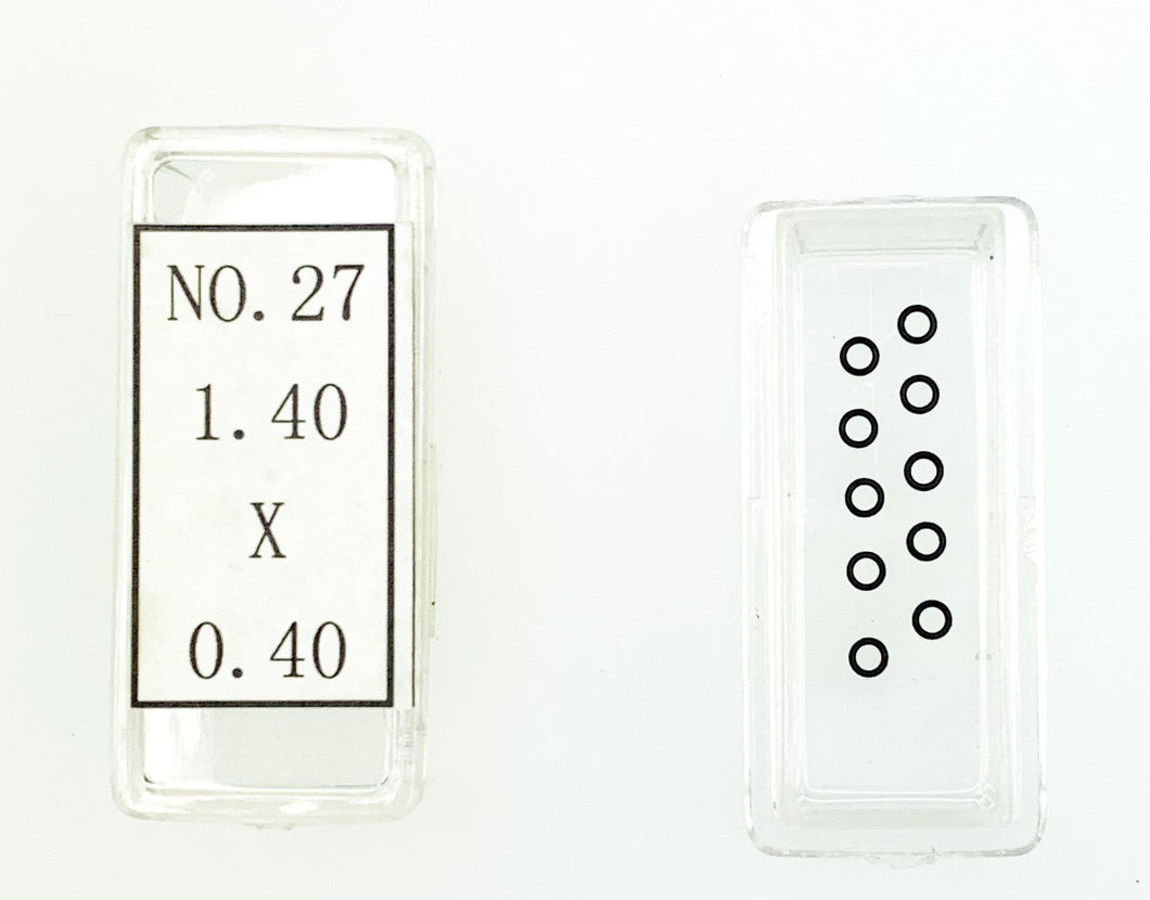 Mini O-Ring Gasket for Crowns (Outer Diameter >= 2.40 mm) (5 Boxes, 10 Gaskets Per Box)