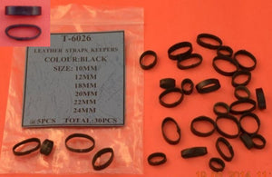 AB-6026
Black L-Straps Cut Edge Keeper Pack-30Pcs