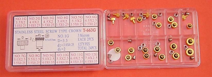 AC-663G
S/S Screw Type Crown W/Tube Yellow-24