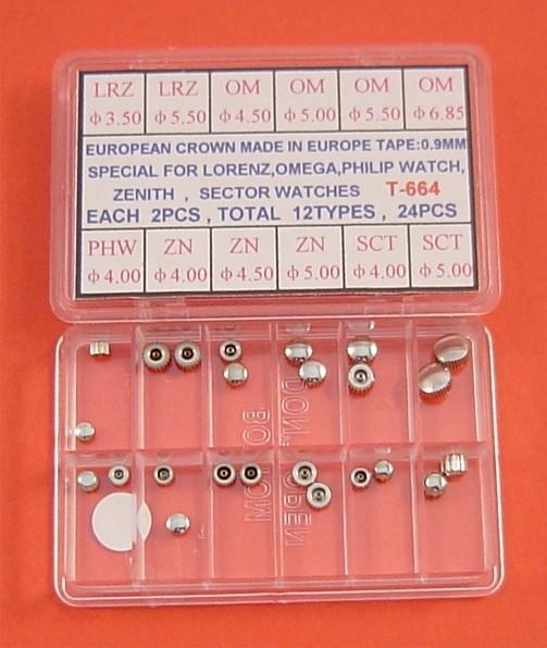 AC-664
European Crown Kit T0.9 For B-Watch-24