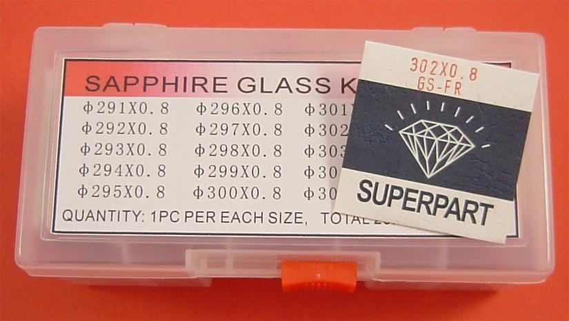 SAPPHIRE 0.8MM FLAT ROUND 29.1-31.0 KIT-20