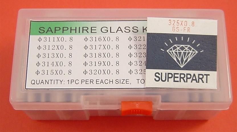 SAPPHIRE 0.8MM FLAT ROUND 31.1-33.0 KIT-20