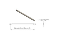 Load image into Gallery viewer, S/S Double Flange 1.00 mm Diameter Spring Bar (20 Pieces Per Box) (MOQ: 5 Boxes)
